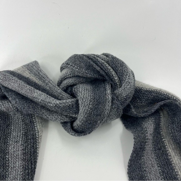Geoffrey Beene Wool Blend Striped Scarf - Picture 3 of 6